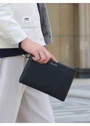 Men s Fashion Handbag Wallet Vintage Casual Style Simple Design For Daily Commute Long Envelope Style Multi Pocket Design For Small Items Card Slots Suitable For Smartphone Keys Coins Business Card Ho