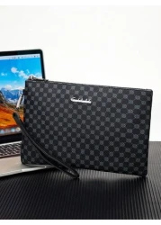 NEW 2024 Men Wallet Pu Leather Men s Business Wallet High Quality Clutch Bag Male Hand Bag Coin Purses Men Christmas Holiday Thanksgiving Gifts For Men Leather Bag Funny Gifts Vacation Boyfriend Gifts