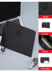 حقيبة رجالية جديدة، بسيطة وأنيقة، ذات سعة كبيرة، حقيبة مغلفة أعمال للمناسبات الرسمية واليومية ، حقيبة متعددة