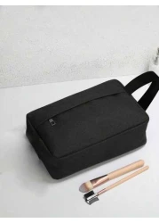 Men s Simple And Fashionable Black Polyester Nylon Clutch Bag Square Shaped Solid Color Wallet For Casual Or Business Occasions Commute Graduation Gifts Freshman University Portable Gifts Fall Christm