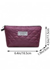 He New Diamond Shaped Checkered Cosmetic Bag Features A High Level Of Appearance It Is A Portable And Hand Held Cosmetic Bag For Storage And A Small Square Bag For Washing