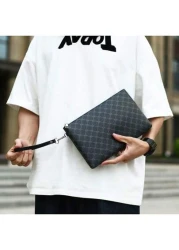 حقيبة كتف/ كروس من نوع مغلف قابلة للارتداء عبر الجسم، ذات تصميم مخطط، هدايا للتخرج والالتحاق بالجامعة لاستخدا