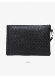 1pc Fashion Men s Clutch Wristlet Envelope Handbag PU Anti Scratch Wear Resistant Material Suitable For Going Out Party Commuting Multiple Pockets Business Style Office Travel Commuter Style Simple Ca