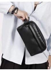 Portable Washing Toiletry Bag Men s Handbag For Sports Business And Travel Storage Bag Men Zip Front Clutch Bag Envelope Bag Underarm Bag Square Bag Wash Bag Toiletry Bag Stylish Vintage Organizer Wal