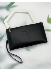 HOVI'S حقيبة أمتعة خاصة للغسيل والحمام للرجال, حقيبة تخزين, حقيبة قابضة لسحب اليد المطبوع عليها أحرف, حقيبة كلاتش