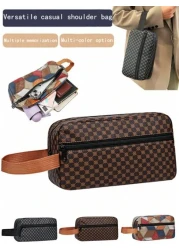 حقيبة كتف كاجوال حقيبة يد رجال ونساء، حقيبة ظهر متعددة الطبقات حقيبة كروس بودي متوسطة العمر لحقيبة النساء