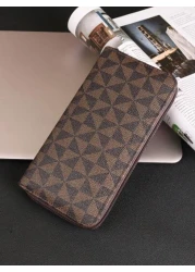 HOVI'S حقيبة اليد الرجالية الأنيقة والبسيطة، كبيرة السعة، متعددة فتحات البطاقات، حقيبة رسغ محمولة، هدية رائعة ل