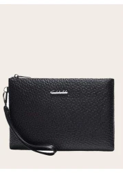 Men s Fashion Stylish Simple Litchi Pattern Clutch