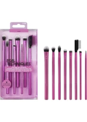 Real Techniques Everyday Eye Essentials Makeup Brush Kit - 8 Pieces