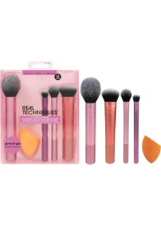 Real Techniques Everyday Essentials Kit with 1 Miracle Complexion Sponge - 5 Pieces