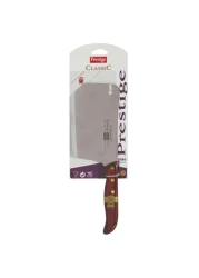 Prestige Classic Chopper Knife Brown And Silver 15cm
