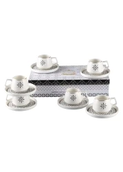 Shallow By S&amp;A Alfi Coffee Cup and Saucer Set 100ml 12 PCS