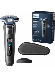 Philips Shaver Series 7000 - Wet &amp; Dry Mens Electric Shaver with SkinIQ Technology, Pop-up Trimmer, Charging Stand, Travel Case and Cleaning Brush (Model S7887