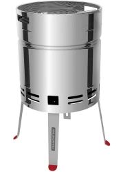 Tramontina Grill Tcp 400 100% Stainless Steel Charcoal BBQMore Resistant, Charcoal Tray And Grill Slot Handles, 26500/006