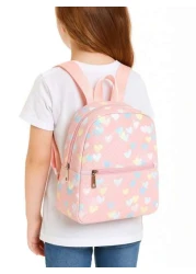 1pc Girls Quilted Cute Campus Style Backpack Casual Street Style Backpack Suitable For School Student Backpack Outdoor Hiking Vacation Daily Commuting Holiday Gift