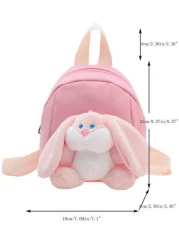 حقيبة ظهر للأطفال برسوم متحركة وحقيبة أطفال صغيرة جذابة وخفيفة الوزن وللسفر