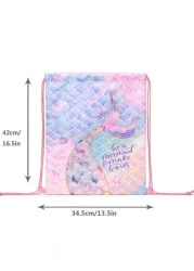 حقيبة رباط رياضية، حقيبة ظهر بسير رباطي بنمط الحورية للتنزه والياقة البدنية والسفر، تصميم إبداعي لحقيبة الظه