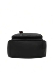 Large Capacity Multi Pocket Black Oxford Cloth Wear Resistant Backpack Fashionable Street All Match Commuter Bag Exquisite Student Schoolbag Mobile Phone Computer Bag Suitable For Fashionistas Work Bu