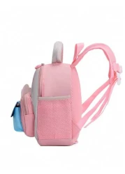 Kids New Cute Cartoon Pattern Print Color Block Nylon Backpack Versatile Large Capacity Zipper Closure Outdoor Travel Vacation Backpacks Lightweight Casual Multi Pocket Campus Bookbag For Kindergarten