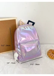 Children s college style large capacity laser backpack is suitable for daily travel travel school