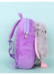 1pc Cute Plush Backpacks Cartoon Backpack Girl My Fashion Fluffy Backpacks Children Schoolbag Little Cartoon Book Bag