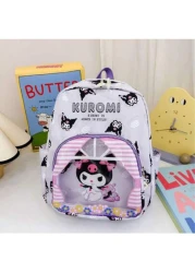 Sanrio Large Capacity Backpack Culomi Cinnamon Dog Melody Three Styles The Bag Transparent Design Easier To See The Items Better Looking