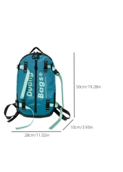 1pc New Nylon Waterproof Backpack Fashion Student School Bag Daily Outdoor Sports Travel Rucksack
