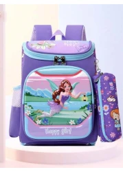 New Cute Cartoon Unicorn Kids Backpack With Pencil Case