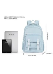 حقيبة مدرسية، حقيبة كلية، حقيبة ظهر لابتوب تناسب حتى 15.6 بوصة، حقيبة ظهر للسفر مقاومة للماء، حقيبة مدرسية للمر