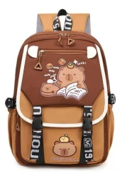 1pc Cartoon Backpack Lightweight And Cute New Schoolbag A Variety Of Styles To Choose From Durable Casual And Fashionable With Webbing Hook For Easy Hanging Zipper Style Suitable For A Variety Of Scen