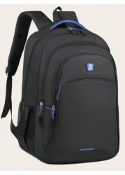 Simple Solid Color Large Capacity Backpack With Multiple Compartments Lightweight Travel Backpack Perfect For Graduates Girls Freshmen Sophomores Juniors Seniors High School Outdoors Travel And Back T