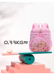 1pc Zipper Opening And Closing Stylish Cartoon Style Capybara Small Backpack Suitable For Height Of About 94 110cm Suitable For Any Occasion Lightweight Travel Backpack Comfortable And Adjustable Shou