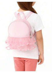 1pc Cute Mesh Skirt Children Backpack Girls Sweet Fashion Backpack School Backpack Suitable For College Party Birthday Party Vacation Commuting Use