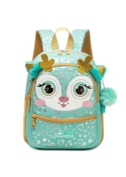 1pc Cute 13 Inch Animal Backpack Kindergarten Outdoor Sports Little Girl With Small Pendant