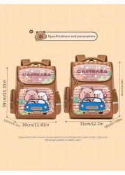 قطعة واحدة، حقيبة رياضية كبيرة السعة، خفيفة، حماية للعمود الفقري، بنمط كرتوني جميل للطلاب والأطفال، يمكن است