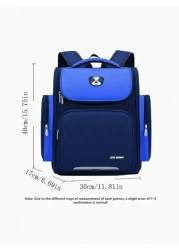 Kids School Backpack For 8 12 Years Old Waterproof Lightweight Casual Backpack For Elementary Students 3rd 6th Grade Large Capacity Bookbag For Boys And Girls