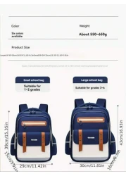 New Elementary School Students Schoolbag 1 3 6 9 Grades 6 12 16 Years Old Boys And Girls To Reduce The Burden Of Children s Large Capacity Shoulders Backpacks