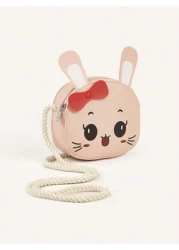 1pc Kids Cute Princess Rabbit Cartoon Girls Crossbody Bag Mini Pouch Accessory