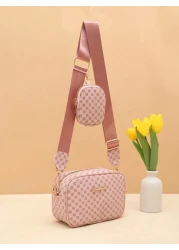 Children s Crossbody Bag 2024 Spring New Simple Casual Shoulder Bag Fashion Casual Crossbody Bag Simple Children s Casual Small Square Bag