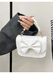 Unique Design Bow Girl Cute Stylish Minimalist Shoulder Diagonal Crossbody Bag