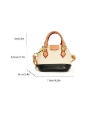 Fashionable Cute Mini Shell Handbag Shoulder Bag Clutch Bag Suitable For Evening Carrying Appropriate For Any Occasion