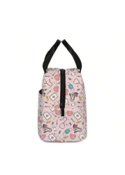 1 Piece Medical Printed Lunch Bag For Work Travel Picnic Unisex Non Food Contact