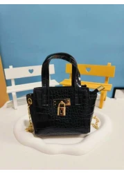 New Marble Pattern Girls Mini Crossbody Bag Fashion Small Princess Handbag Gift For Little Girls Coin Purse