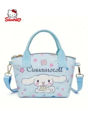 Sanrio 1pc Hello Kitty Sanrio Multipurpose Tote Cute Anime Shoulder Bag Cinnamoroll Tote Kids Tote Teen Tote For Christmas Gifts