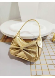 Children s Bowknot Handbag For Girls Festival Gift Fashionable Princess Bag Coin Purse Mini Shoulder Bag