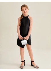 1pc Mini Rainbow Colored Grid Glitter Bowknot Shoulder Bag Coin Purse For Girls