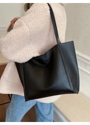 Lightweight Business Casual Minimalist Shoulder Tote Bag For Teen Girls Women College Students Rookies White Collar Workers Perfect For Office College Work Business Commute Outdoors Travel Outings Sch