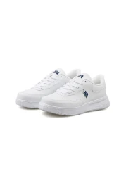 U.S. Polo Assn. White Women's Unisex Sneaker