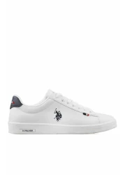 U.S. Polo Assn. Us Polo Franco 3Pr Unisex Casual Sneakers 101390119 White Walking Shoes