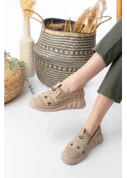 Egepass حذاء نسائي كاجوال - كومفورت ستيب مع تفاصيل لازيرمان